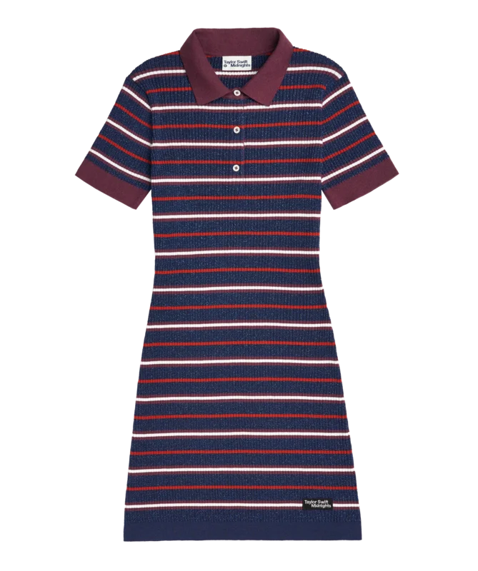 Rooting For The Anti-Hero Knit Polo Dress
