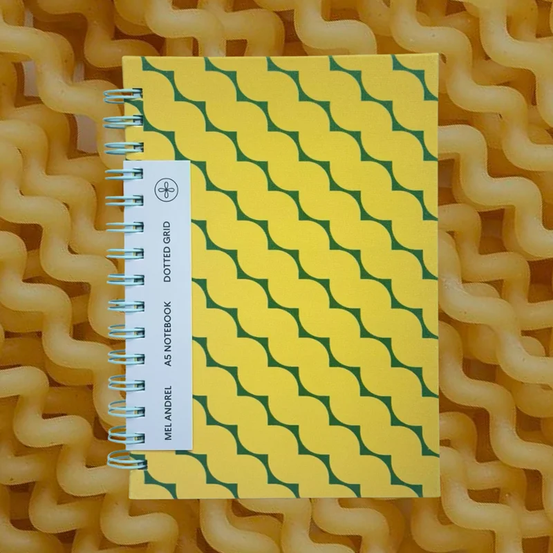 Rotini Spirals A5 Dot Grid Notebook