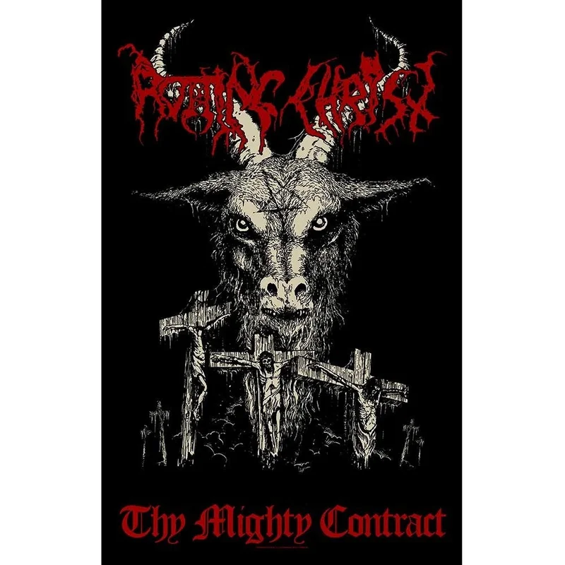 ROTTING CHRIST: official THY MIGHTY CONTRACT large flag / textile poster
