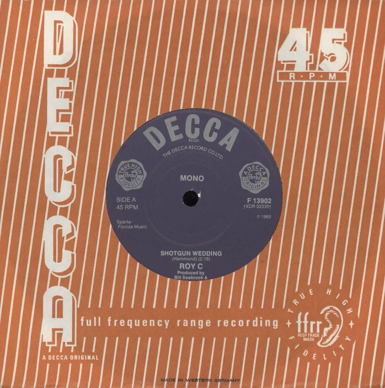 Roy 'C' Shotgun Wedding - 1982 UK 7" vinyl