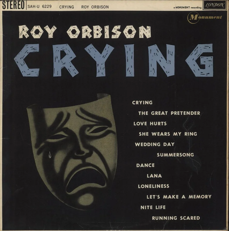 Roy Orbison Crying - 1st - Stereo UK Vinyl LP