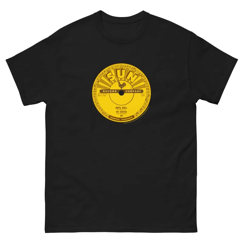 Roy Orbison Devil Doll Sun Records Label T-Shirt