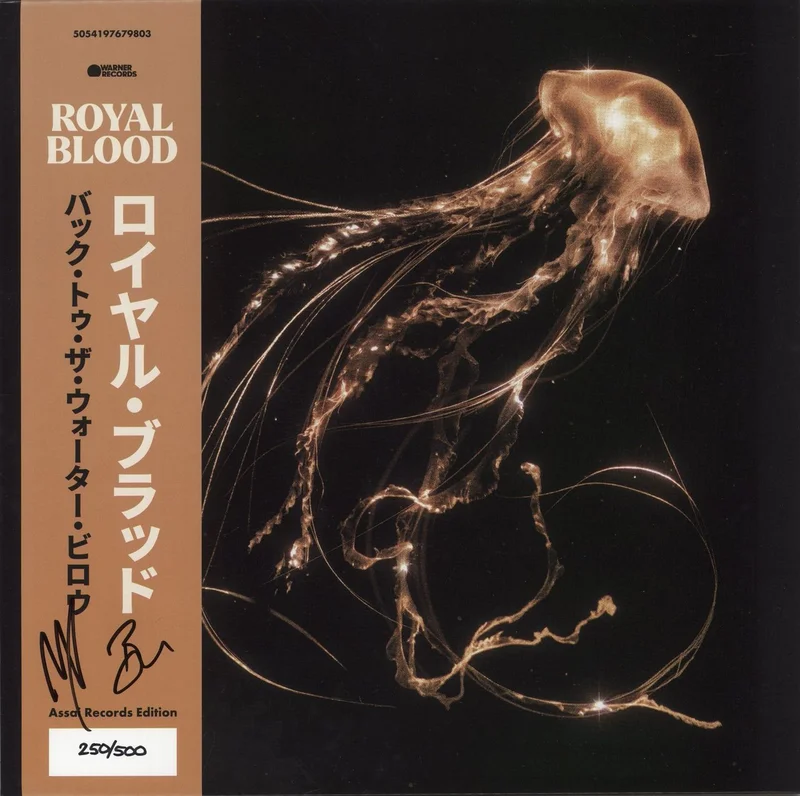 Royal Blood Back To The Water Below - Clear Vinyl - Assai - Autographed UK Vinyl LP