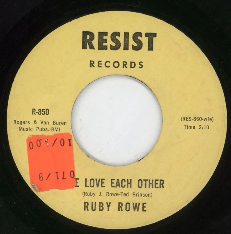 Ruby Rowe We Love Each Other / A Woman Is Heaven Sent US 7" vinyl