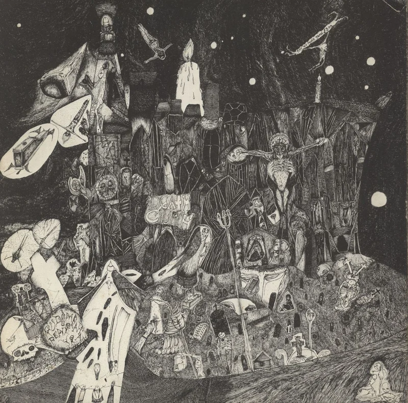Rudimentary Peni Death Church - VG UK Vinyl LP