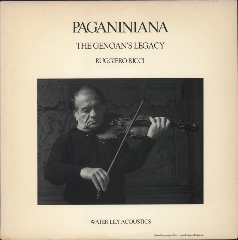 Ruggiero Ricci Paganiniana The Genoan's Legacy US Vinyl LP