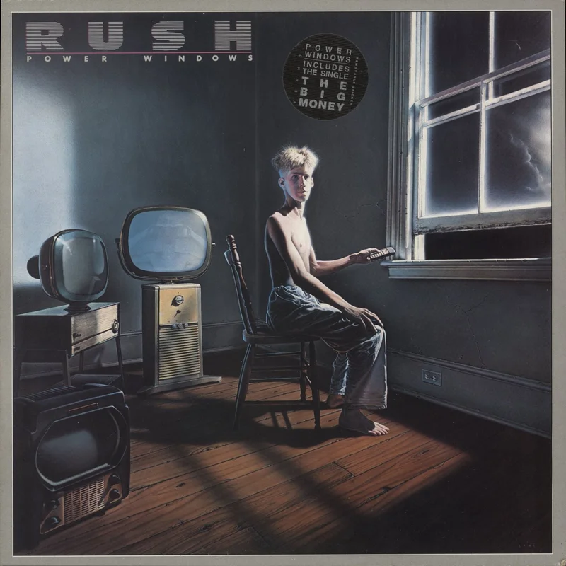 Rush Power Windows - Stickered - EX UK Vinyl LP