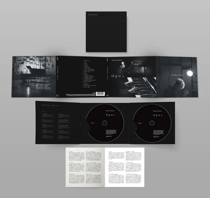 Ryuichi Sakamoto Opus - Deluxe Digipak Edition - Sealed US 2-CD album set