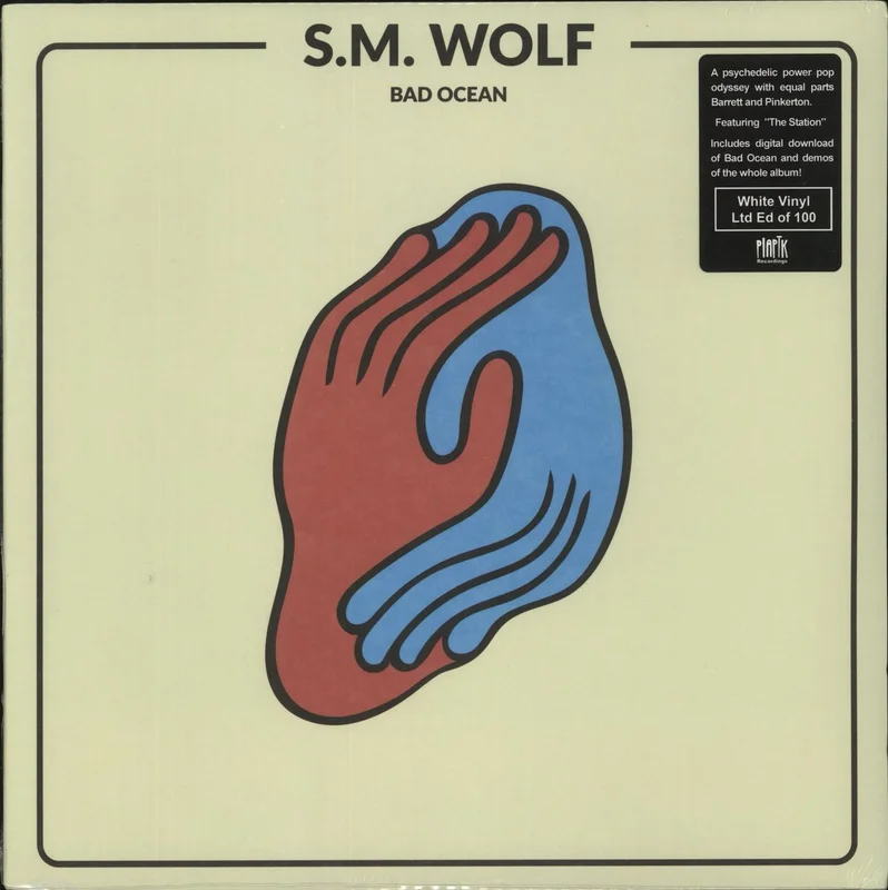 S.M. Wolf Bad Ocean - White Vinyl - Sealed + 7" US Vinyl LP