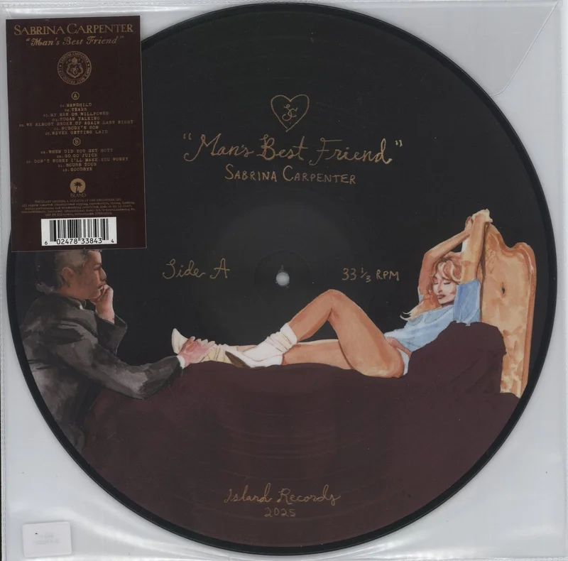 Sabrina Carpenter Man's Best Friend - Artist Store Exclusive US Picture disc LP
