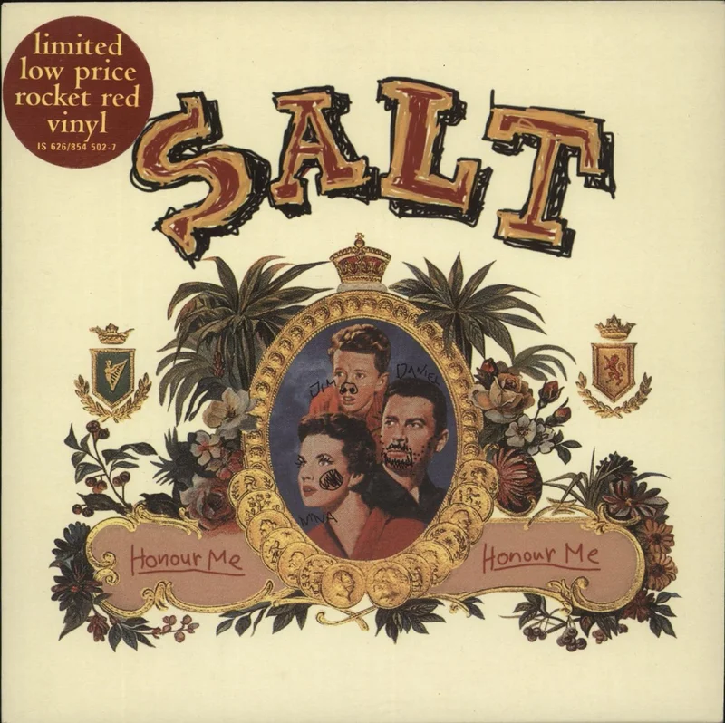 Salt Honour Me - Red Vinyl UK 7" vinyl