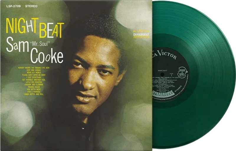 Sam Cooke Night Beat - 180 Gram Green Vinyl - Numbered Edition UK Vinyl LP