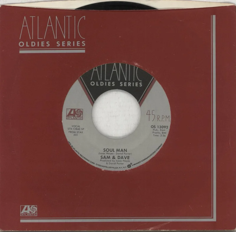 Sam & Dave Soul Man US 7" vinyl