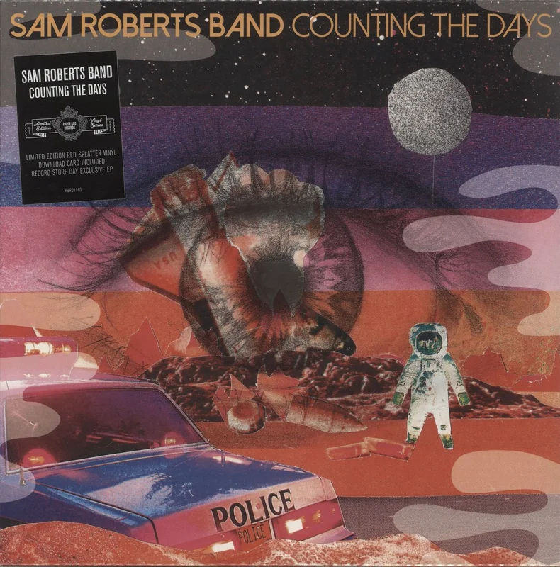 Sam Roberts Counting The Days - RSD15 - Red Splatter Vinyl - Sealed US 12" vinyl