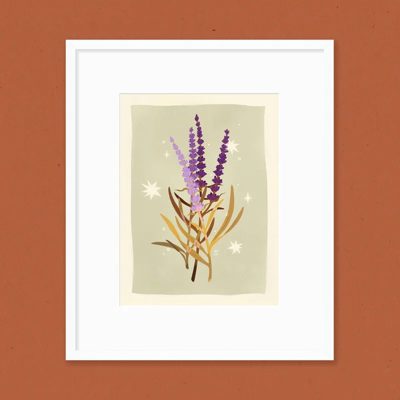 Samantha Mash: Lavender Print