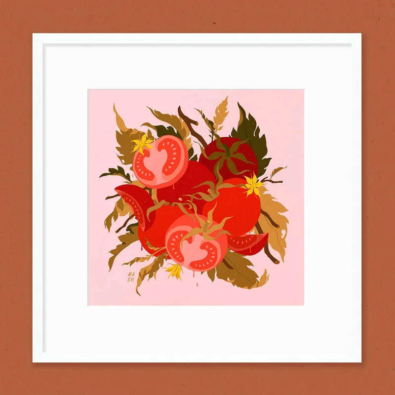 Samantha Mash: Tomatoes Print