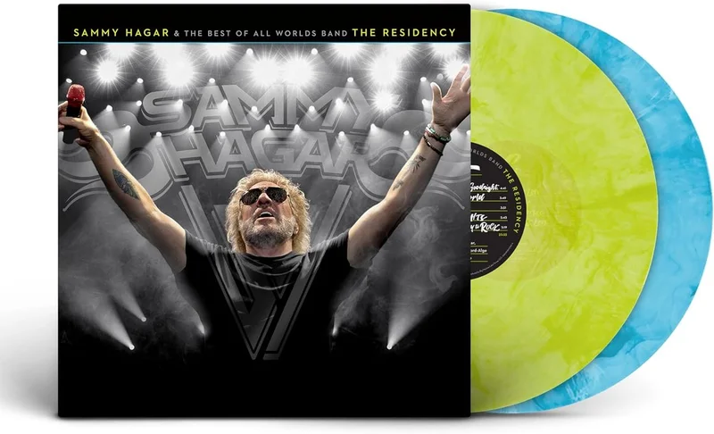 Sammy Hagar The Residency - Amplified Lime & Reverb Blue Vinyl - Sealed US 2-LP vinyl set
