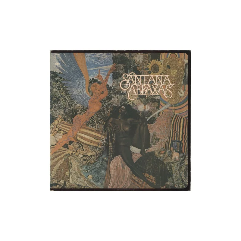 Santana Abraxas - 2nd - Promotion Stamp UK Promo Vinyl LP