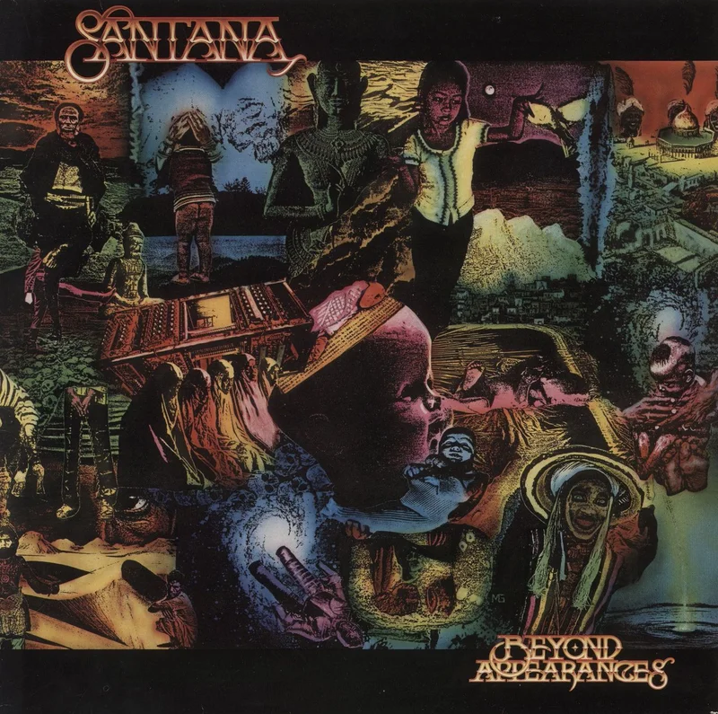 Santana Beyond Appearances UK Promo Vinyl LP