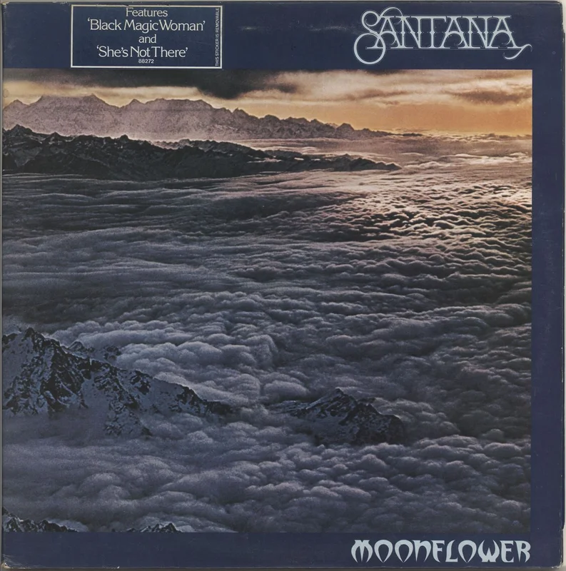 Santana Moonflower - Stickered Sleeve UK 2-LP vinyl set