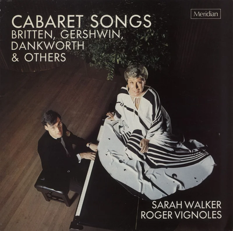 Sarah Walker Cabaret Songs - Britten, Gershwin, Dankworth & Others (Live At Dartington) UK Vinyl LP