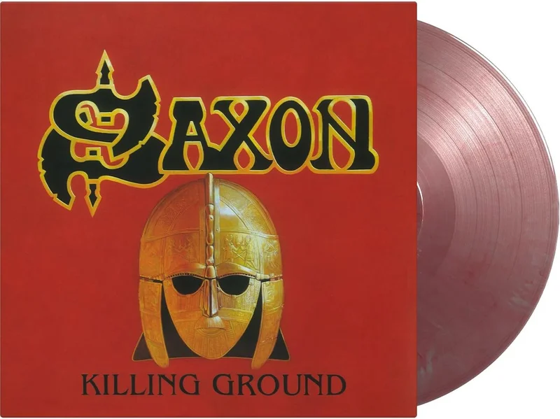 Saxon Killing Ground - 180 Gram Red & Silver Marbled Vinyl - Numbered Edition UK Vinyl LP