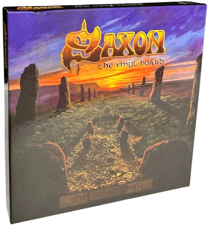 Saxon The Vinyl Hoard - 180gram Gold Vinyl - VG UK Vinyl box set