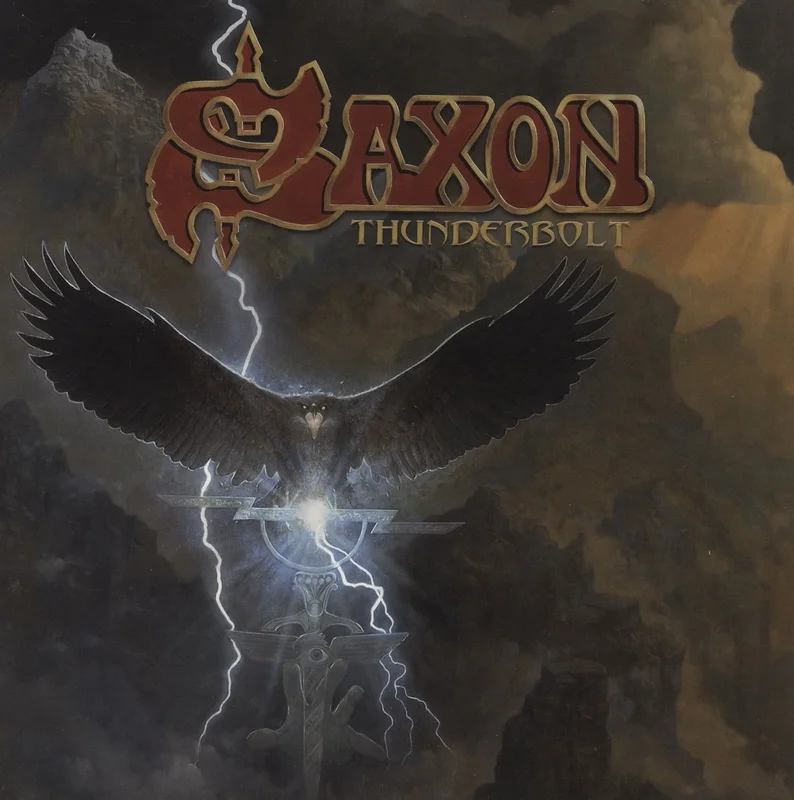 Saxon Thunderbolt - Red Vinyl UK Vinyl LP