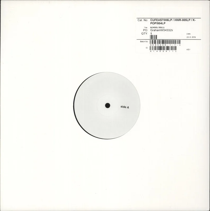 School Disco School Disco - Test Pressing + Autographed Photo UK Vinyl LP