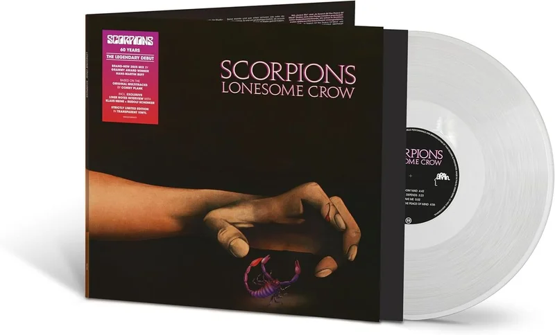 Scorpions Lonesome Crow (2025 Mix) - Transparent Clear Vinyl - Sealed UK Vinyl LP