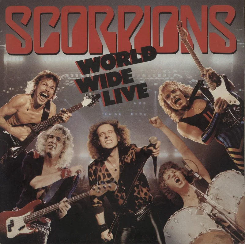 Scorpions World Wide Live - VG UK 2-LP vinyl set