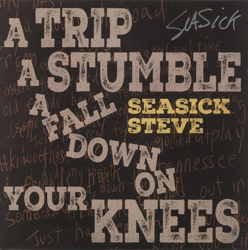 Seasick Steve A Trip A Stumble A Fall Down On Your Knees - Metallic Copper Vinyl + Autographed UK Vinyl LP