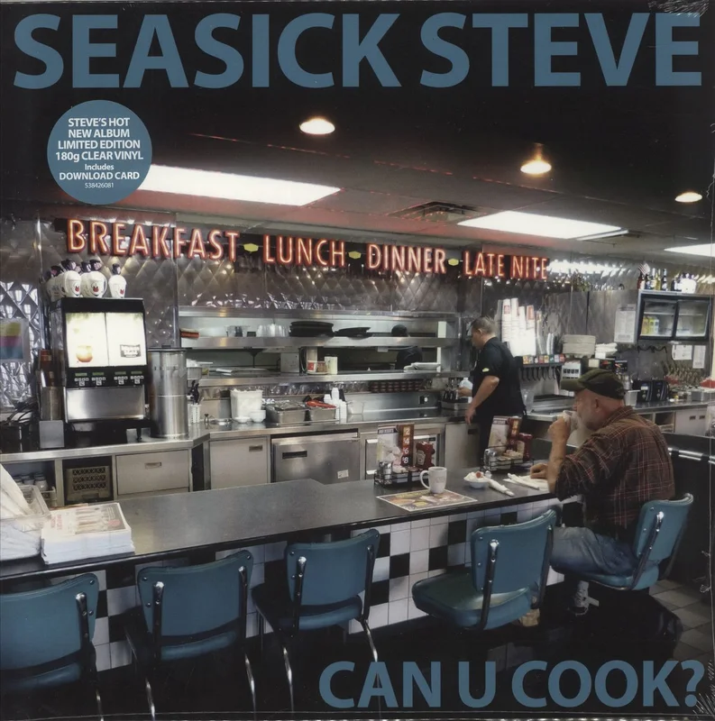 Seasick Steve Can U Cook? - 180g Clear Vinyl - Autographed Print - Sealed UK Vinyl LP