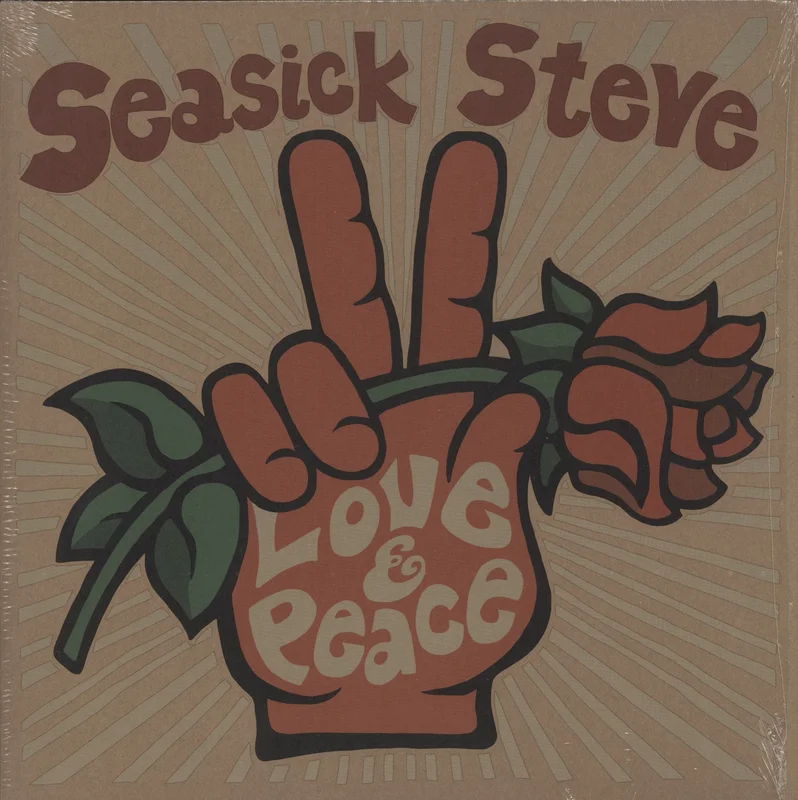 Seasick Steve Love & Peace - 180 Gram Vinyl + Autographed Print UK Vinyl LP