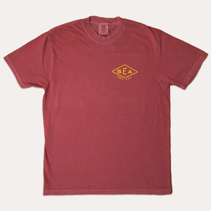Seattle Badge Unisex Shirt (Brick)