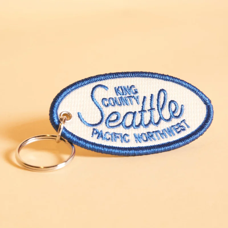 Seattle King County Patch Keychain