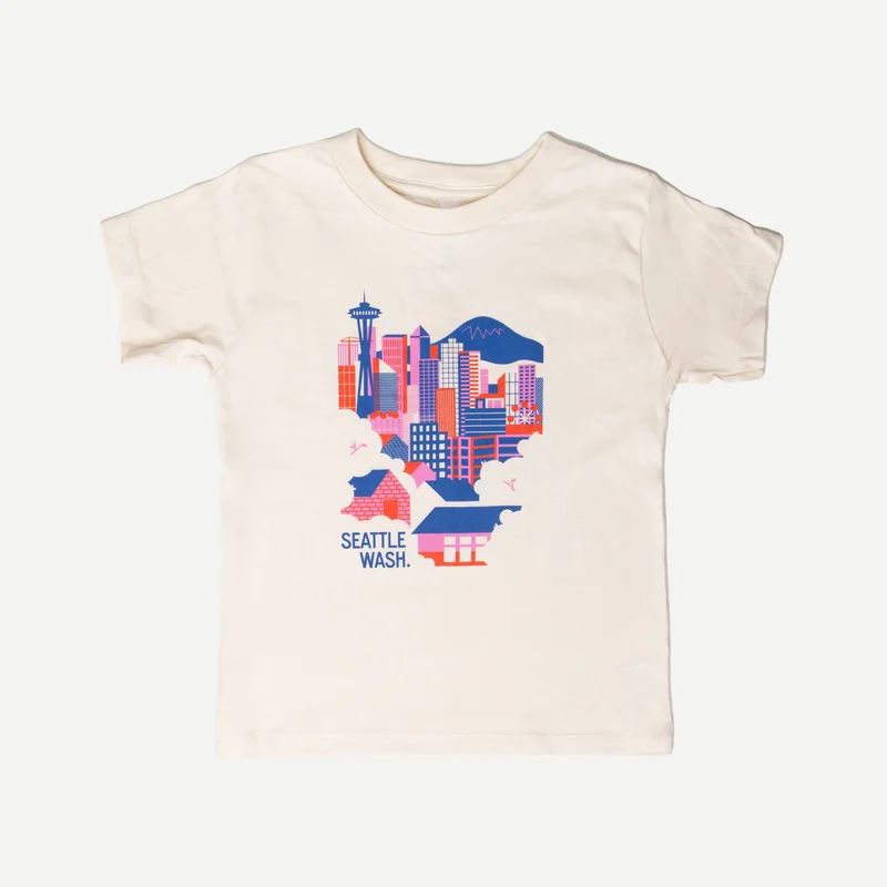 Seattle Skyline Kids Tee