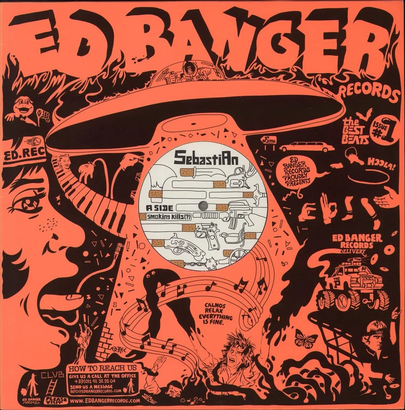SebastiAn Smoking Kills (?) French 12" vinyl