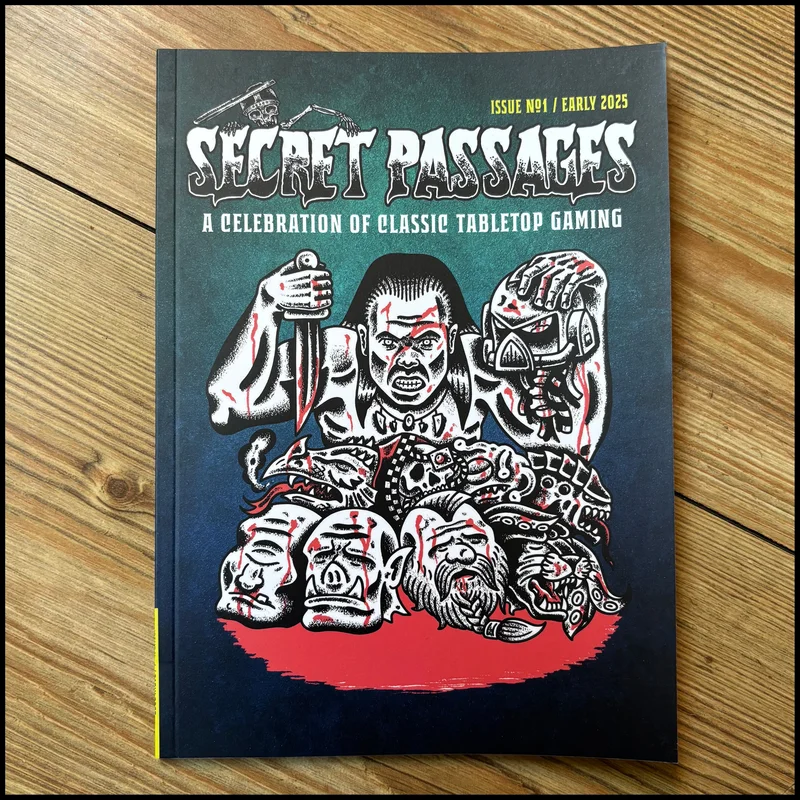 SECRET PASSAGES issue 1 (An old school RPG and oldhammer magazine, limited)