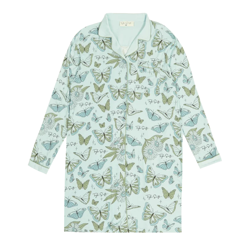 Self-Titled Butterfly PJ Shirt Dress