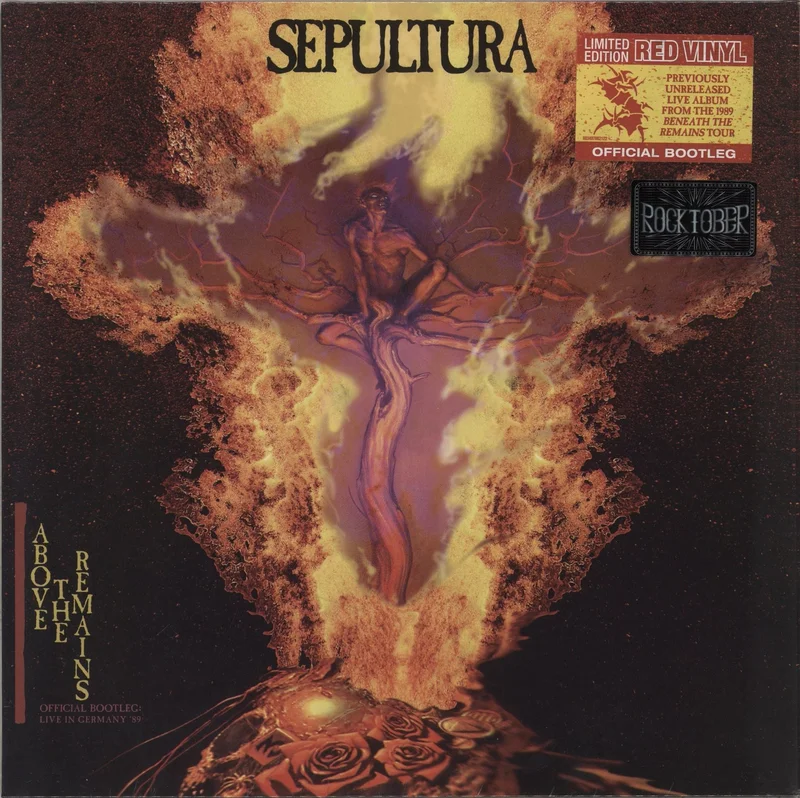 Sepultura Above The Remains [Official Bootleg: Live In Germany '89] - Red Vinyl - Sealed UK Vinyl LP