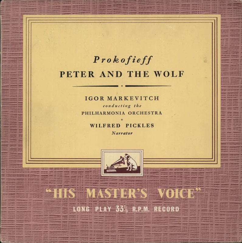 Sergei Prokofiev Prokofiev: Peter And The Wolf UK 10" vinyl