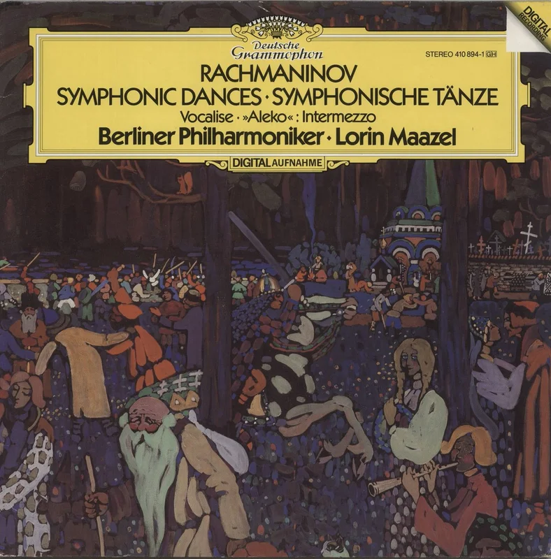 Sergei Rachmaninov Rachmaninov: Symphonic Dances - Symphonisches Tnze - Vocalise - Aleko: Intermezzo German Vinyl LP