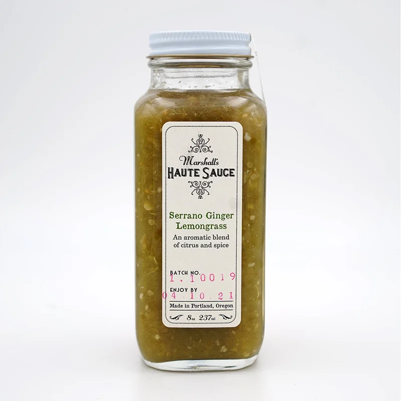 Serrano Ginger Lemongrass Hot Sauce