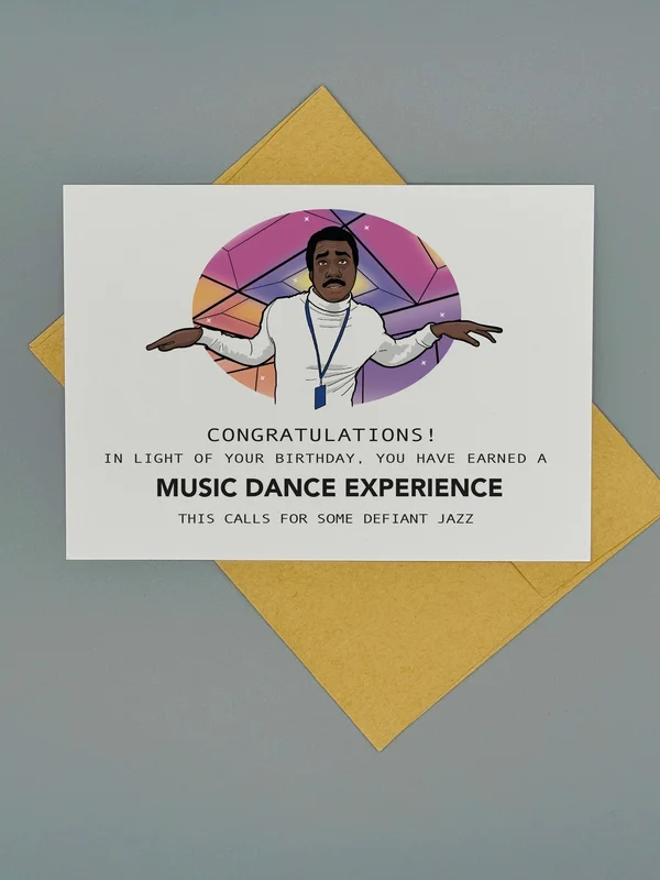 Severance Music Dance Experience Birthday Card