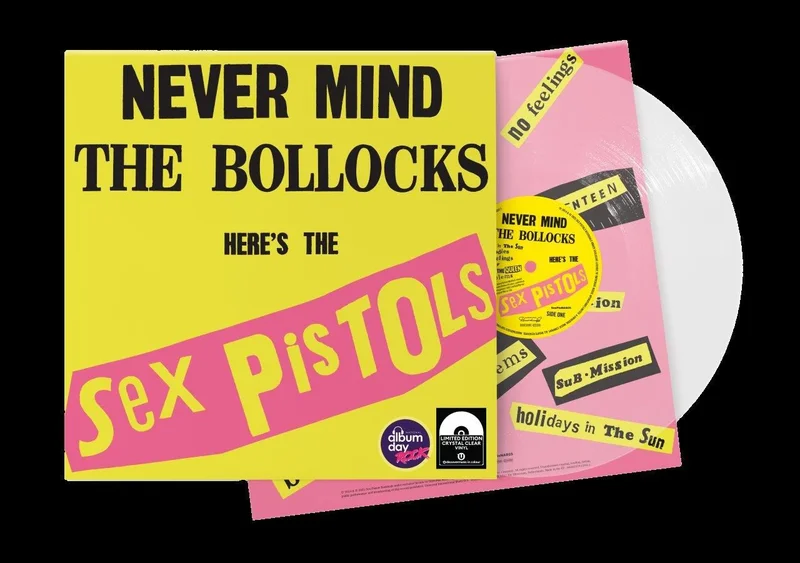 Sex Pistols Never Mind The Bollocks - National Album Day 2025 - Crystal Clear Vinyl - Sealed UK Vinyl LP