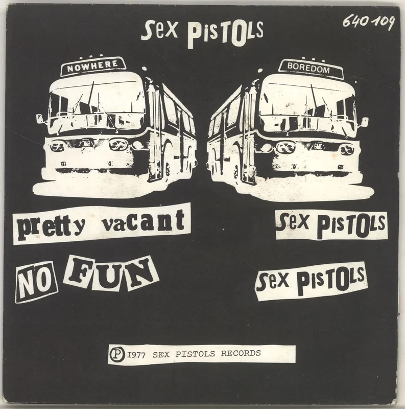 Sex Pistols Pretty Vacant - EA price code French 7" vinyl