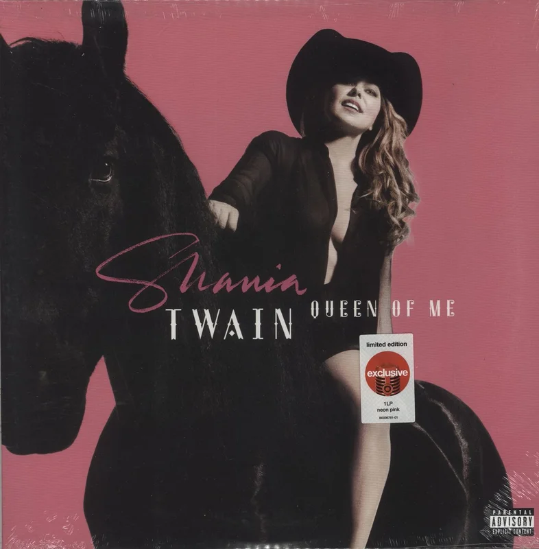 Shania Twain Queen Of Me: Target Exclusive - Neon Pink Vinyl - Sealed US Vinyl LP