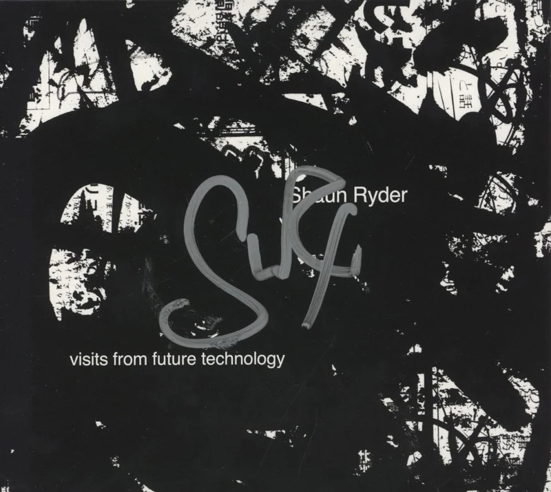 Shaun Ryder Visits From Future Technology - Signed UK CD album