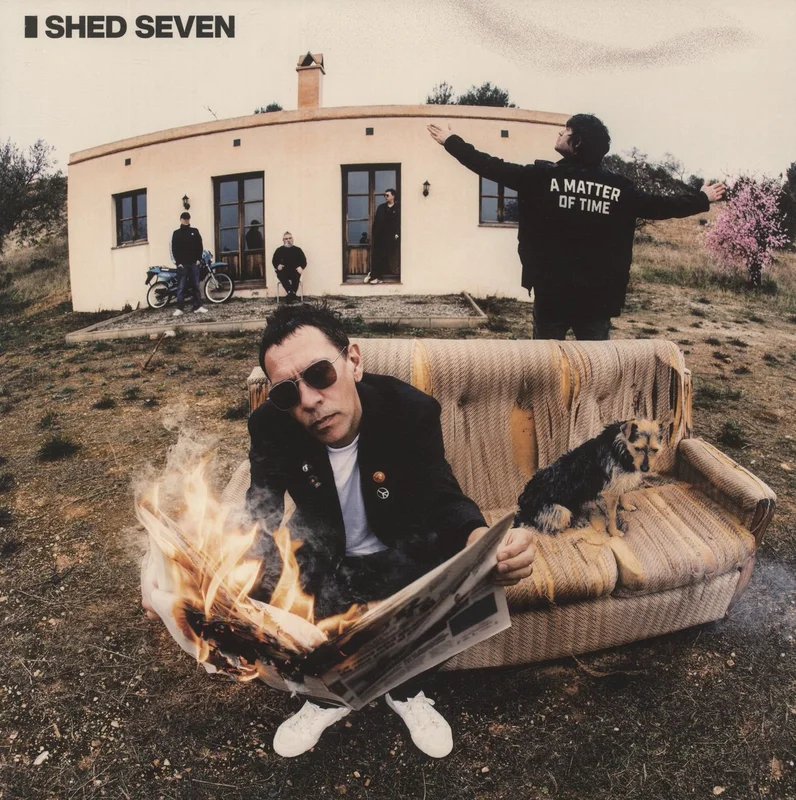 Shed Seven A Matter Of Time - Gold Vinyl UK Vinyl LP
